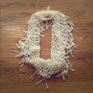 Soft Fringe Infinity Scarf